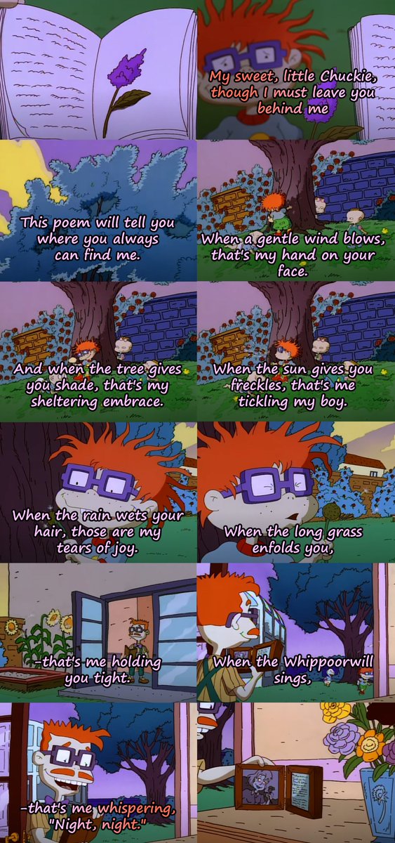 cartoonoholic on Twitter "One of the best episodes of Rugrats. It's so beautiful. 🥹😭💝"