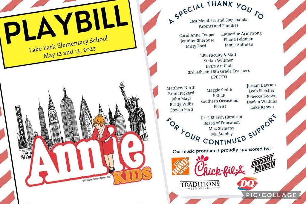 For the past several months, 44 dedicated LPE students have practiced after school 3-4 days a week! This weekend we were able to see all their efforts beautifully come together as they presented “Annie.” It was an AMAZING show! Thank you to our staff, pa… instagr.am/p/CsP3wg3uyJ1/