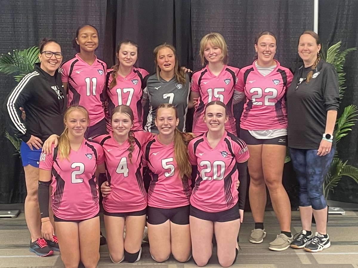 16-2 finished thier season going 3-2 @ Beachfest and winning thier flight bracket.  They showed so much improvement over the season and their hardwork definitely shown through today.  Great season girls and coaches.