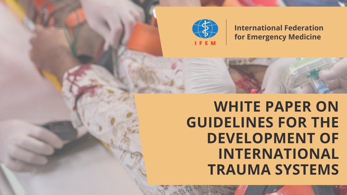 This White Paper was submitted by a multi-specialty group of intensivists and emergency medicine providers from Low and Low Middle-Income Countries (LMICs) and High-Income Countries (HIC) with the aim of: Download here - ifem.cc/white_paper_on…