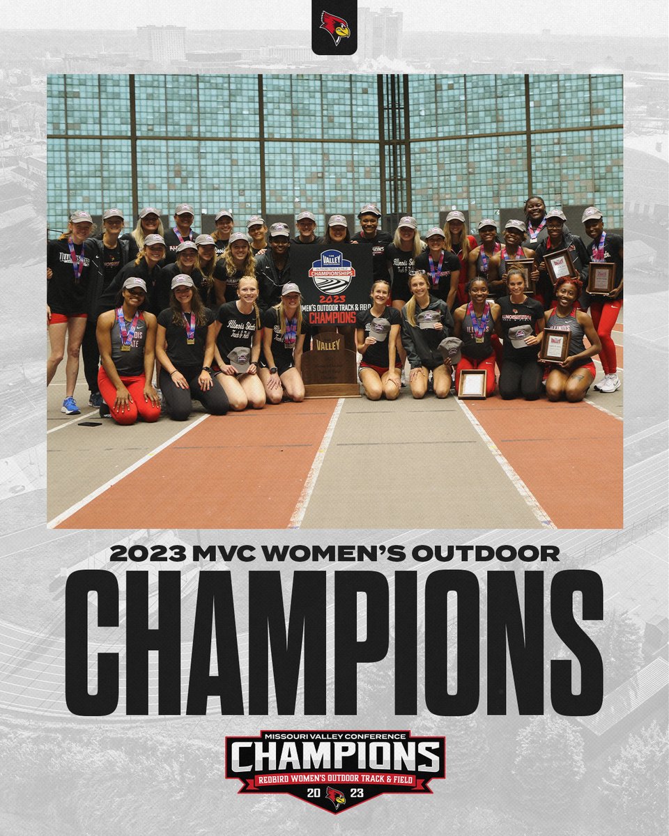 Illinois State Track & Field/XC (@redbirdtfxc) on Twitter photo REDBIRDS ON TOP🏆 🏆🏆🏆🏆
For the fifth consecutive season and 10th time overall, the Redbirds are the <a href="/MVCsports/">Missouri Valley Conference</a> Outdoor Track & Field Champions! REDBIRDS ON TOP🏆 🏆🏆🏆🏆
For the fifth consecutive season and 10th time overall, the Redbirds are the <a href="/MVCsports/">Missouri Valley Conference</a> Outdoor Track & Field Champions!