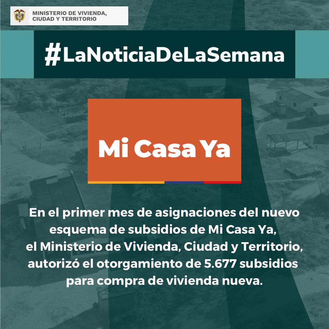 Minvivienda tweet media