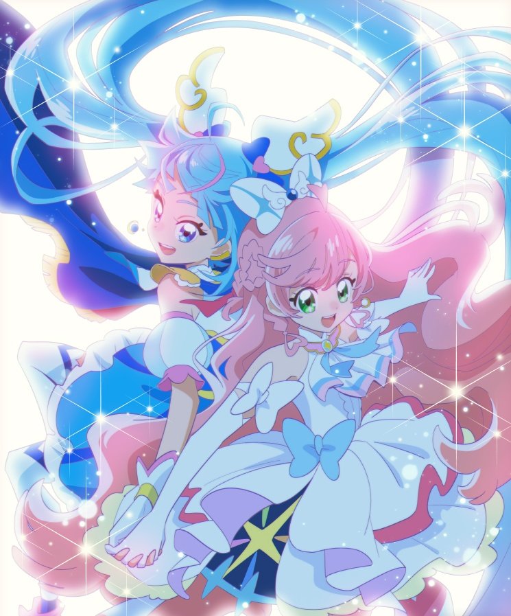 Eriol Irzahn on X: Precure All Stars F ✨ If you look at the background  where each team is located, I think  • Sky team : Normal season 🌳 •  Prism