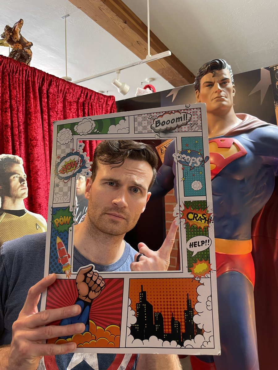 LukeBanhamActor's tweet image. Met this guy in Big Bear yesterday! #superman