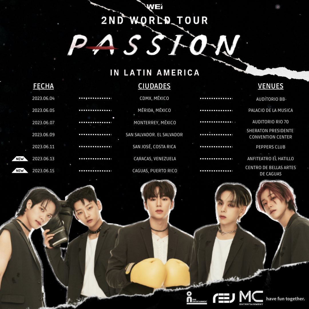 WEi_Venezuela's tweet photo. [📢] TWITTEADA MASIVA
¡Hola!

Como ya saben el día de hoy fue anunciada la cancelación de la mayoría de las fechas del WORLD TOUR 'PASSION' de WEi en Latinoamérica. 

Sin embargo, Cúsica, la promotora encargada del concierto en el país nos dio la siguiente info [👇] https://t.co/MlRxvsMjYJ