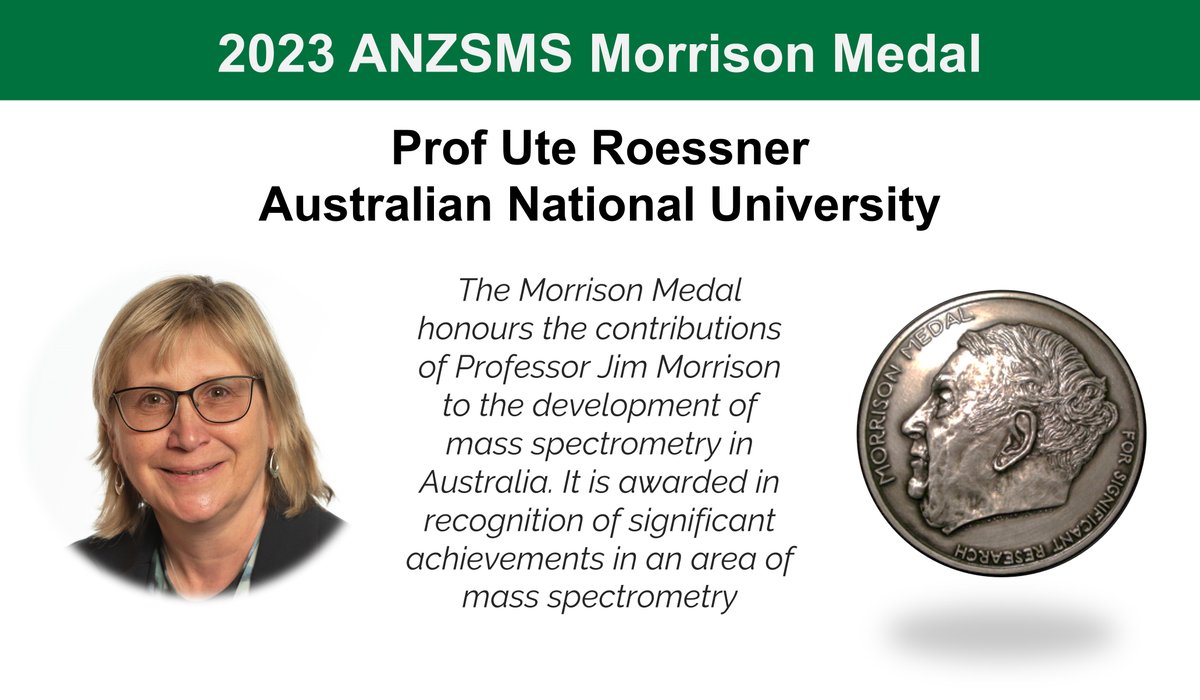 ANZSMS (@anzsms) on Twitter photo ANZSMS Newsletter May 2023 - Congratulations to our 2023 Morrison Medallist Prof Ute Roessner <a href="/UteRoessner/">Ute Roessner</a> from @anumedia.
Don't forget to register for the upcoming ANZ MS School + #ANZSMS29 - mailchi.mp/90bf02854a30/a… #TeamMassSpec ANZSMS Newsletter May 2023 - Congratulations to our 2023 Morrison Medallist Prof Ute Roessner <a href="/UteRoessner/">Ute Roessner</a> from @anumedia.
Don't forget to register for the upcoming ANZ MS School + #ANZSMS29 - mailchi.mp/90bf02854a30/a… #TeamMassSpec