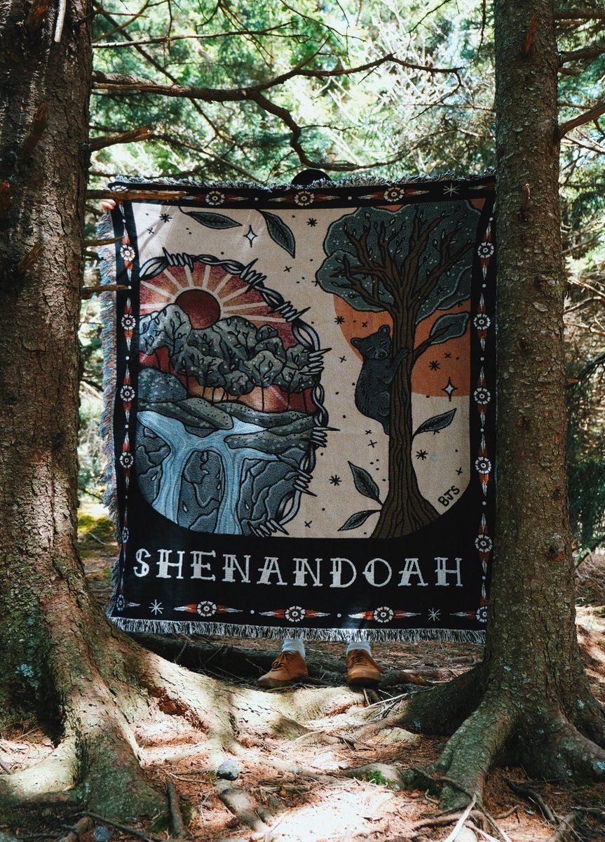 🐻 SHENANDOAH 🥾 national park blankets