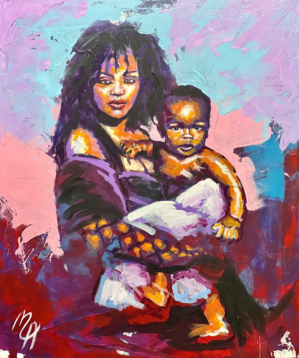 “When you become a mom, there's something that just happens where you feel like you can take on the world and do anything” - <a href="/rihanna/">Rihanna</a> 
.
#Mothers #MothersDay #Rihanna #Fenty #Legacy #Family #Foundation #Art #CaribbeanArtist #CalvertJonesArt #TropicalRealism
