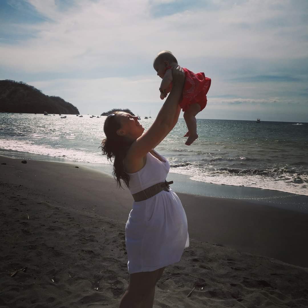 Happy Mother's Day!  Thank you to this wonderful kid for making me a mom!  I miss you being this small and I miss being able to lift you this high, but one day I promise, we are going back to the beach!