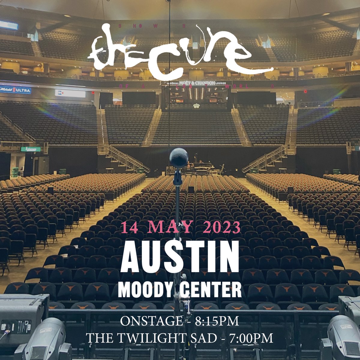 thecure's tweet image. TEXAS - YOU ARE BEING VERY KIND - ONWARDS TO AUSTIN   #SHOWSOFALOSTWORLD2023