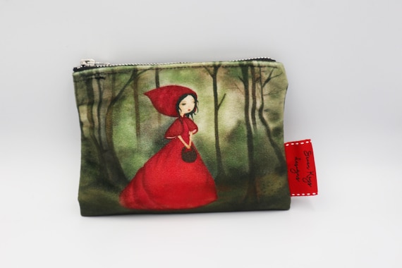 red riding hood printed tinyurl.com/ycckd3bf via @EtsySocial #etsy #etsyfinds #carryallpouch #makeuppouch