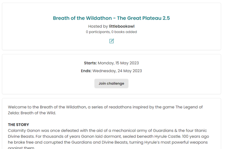 Breath of the Wildathon tweet media