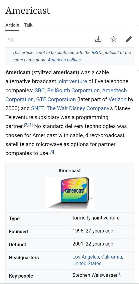 Ancient technology on my back porch. Americast went out of business in 2001.