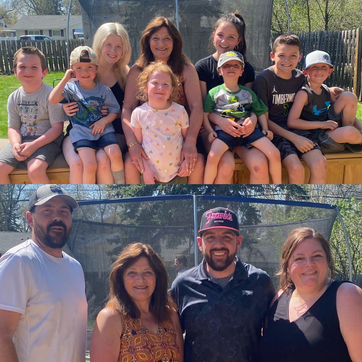 Gma <a href="/BarbDelohery/">Barb Delohery</a> with her Grands ❤️ and Children on Mother’s Day 😘 <a href="/CDelo3/">Casey Delohery</a> <a href="/KatieArthur15/">Katie Arthur</a> <a href="/golfnfarmer/">Chris</a>