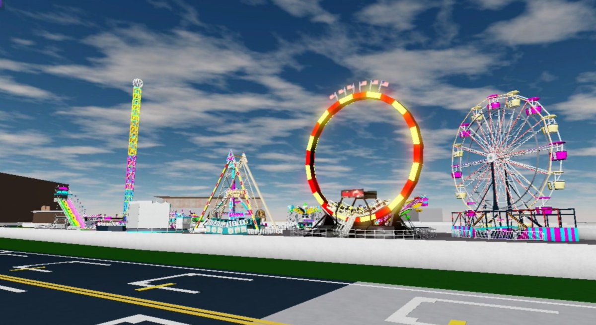 JakePlays123's tweet photo. Hello There Race track fans! The carnival has returned to the race track fairgrounds. **CARNIVAL RUNS THROUGH MAY 12 TO JUNE 2th** @StatefairRoblox https://t.co/hmQybGJ5wZ