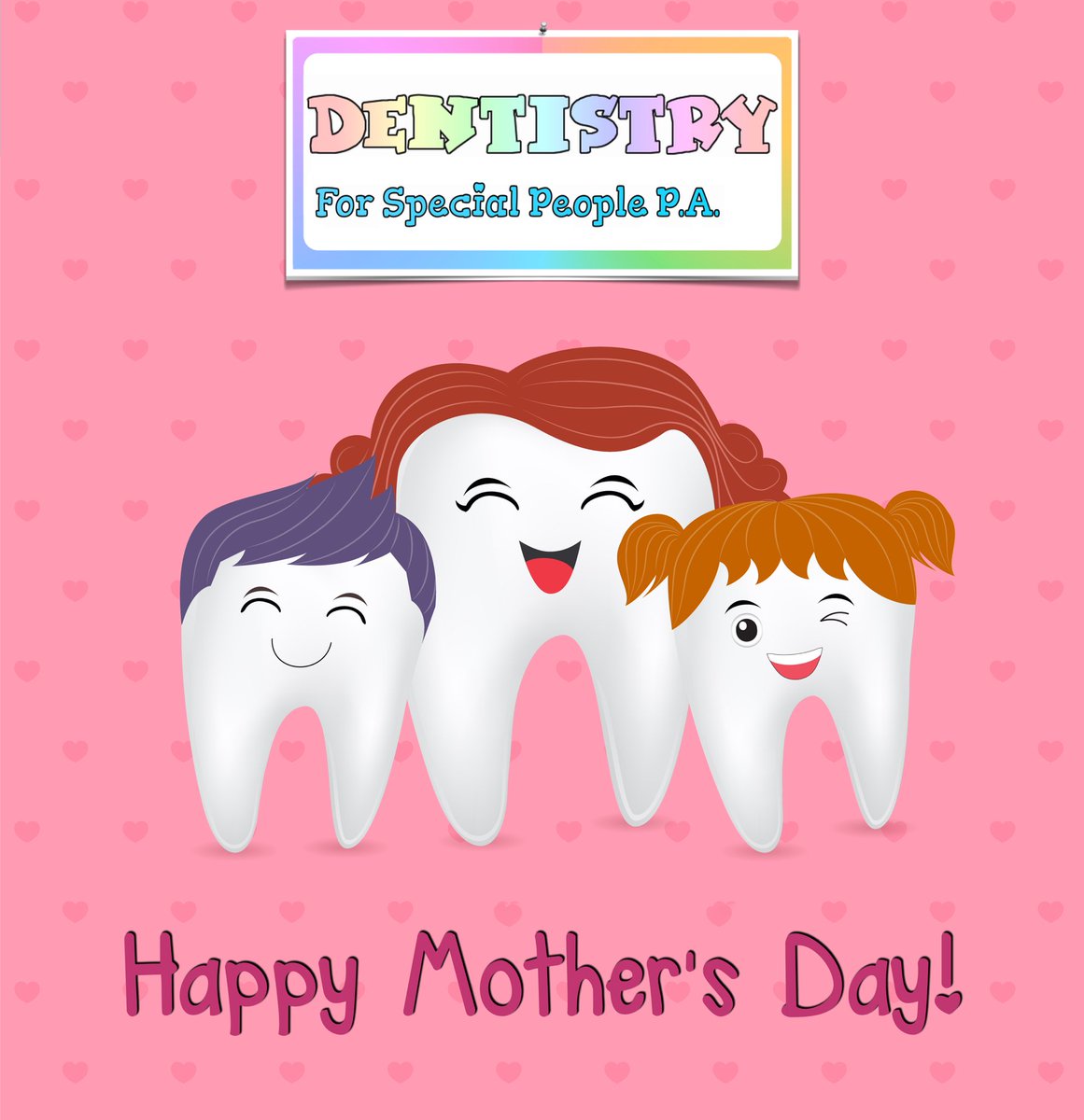 TeamDFSP's tweet photo. 🥰Wishing every Mom and Mom-To-Be especially all of the amazing mamas at Dentistry For Special People, a happy and Mother’s Day!🌺
#HappyMothersDay #MothersDay #PediatricDentist #pediatricdentistry #kidsdentist #kidsdentistry #momlife #newjersey #celebratemom https://t.co/CVMpCXZP52