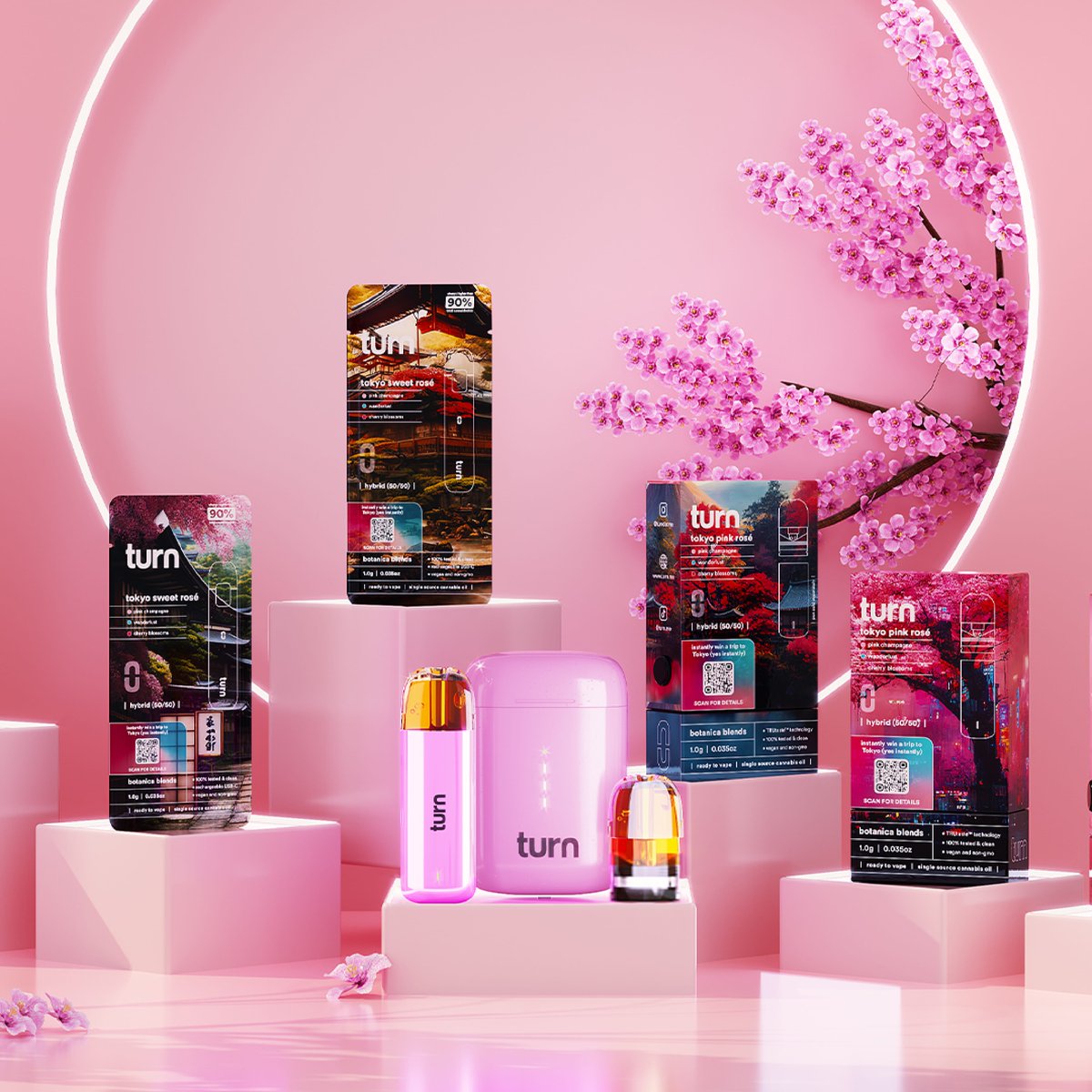 turndotme's tweet photo. Purchase a Tokyo Rosé pod or pen for a 1/50 chance to get your hands on our limited edition PINK podpak. Plus, one lucky winner will receive a trip to Tokyo!
What are you waiting for?
#podpak #turncommunity #cannabis #giveaway #tokyo https://t.co/gPUn0ZFXqZ