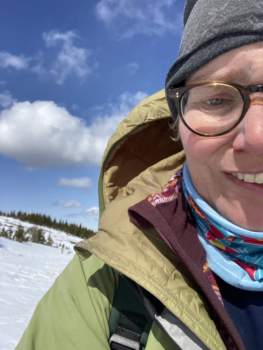 anna_skarin's tweet photo. Contemplating in Talkeetna after a very nice week @nacw_auc_2023 #crossingboundaries discussing important #Rangifer #indigenous matters, meeting all these nice people &amp; going for snow workshop and botany hike ☺️ https://t.co/OrihenqEMl