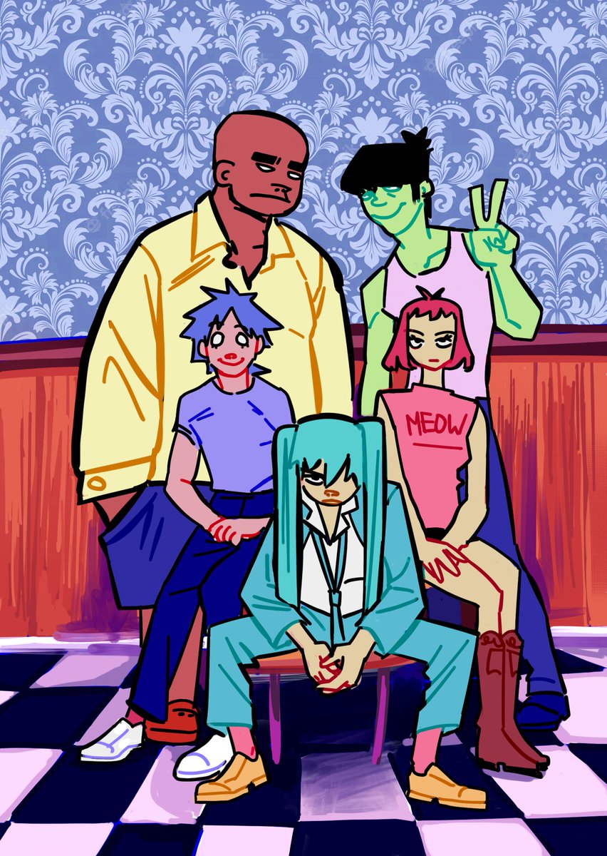 jururenu's tweet image. new gorrillaz member yall