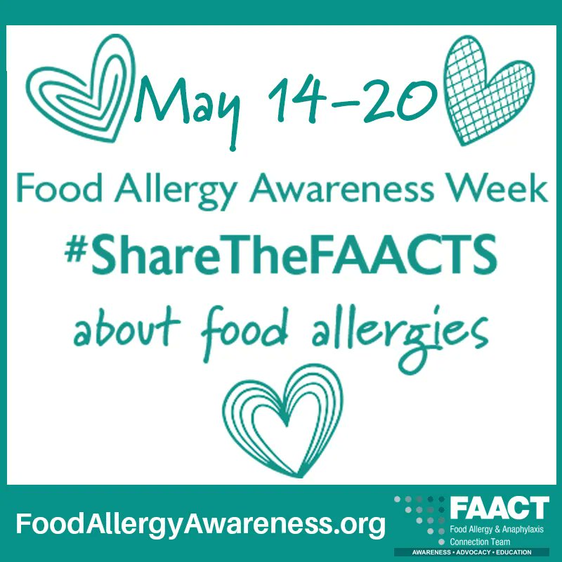 Day 14 of #foodallergyawareness month. Today is the official start of food allergy awareness week 2023!!