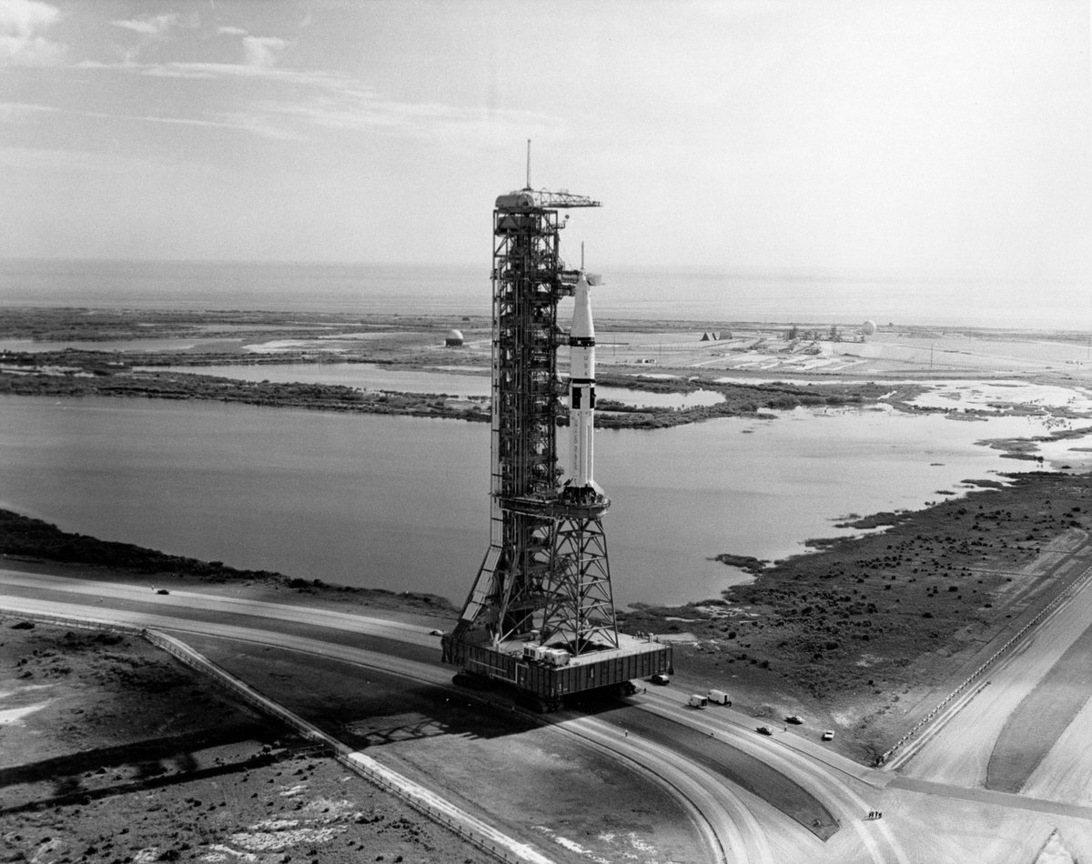Boneyardsafari's tweet photo. For #skylab4 a Saturn 1B was used, bit of a size difference. #saturn1b #skylab #capecanaveral #nasa #aviationsafari #aviationpreservation #boneyardsafari https://t.co/N4bcmyHrOx