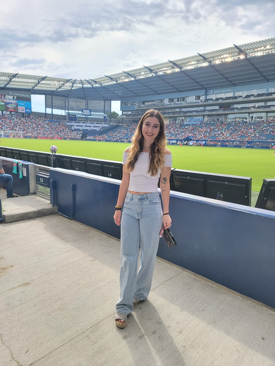 Happygear73's tweet photo. @thekccurrent @PatrickMahomes @BrittanyLynne Beautiful Evening at Children's Mercy Park. It's great having my daughter Sedona home from college, Texas A&amp;M Corpus Christi. They grow up quickly. Happy Mother's Day, Brittany, and all the Mother's out there. 
 #TAMUCC https://t.co/xvFrg8AwgO