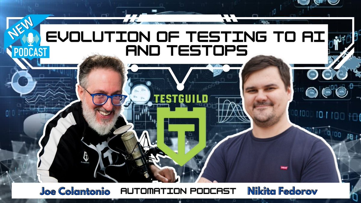 joecolantonio's tweet photo. 🎧 New pod is out! Join me as I chat with @NiK3R, the founder of @qase_io, about the fascinating world of #softwaretesting and #AI. Discover the power of #GenerativeAI in automating test case creation and the rise of #TestOps. 👉 https://t.co/oXMVzbzj39 https://t.co/8Fv0CAt7wp