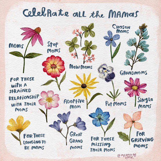 Celebrate all the moms!