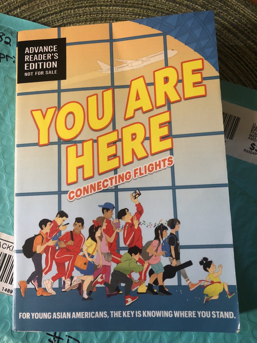 I like how this book arrived in time for @APIHeritage month.
Set in a busy CHI airport, this story collection promises to entertain and enrich MG readers. Edited by @ElloEllenOh. @AllidaBooks #bookposse