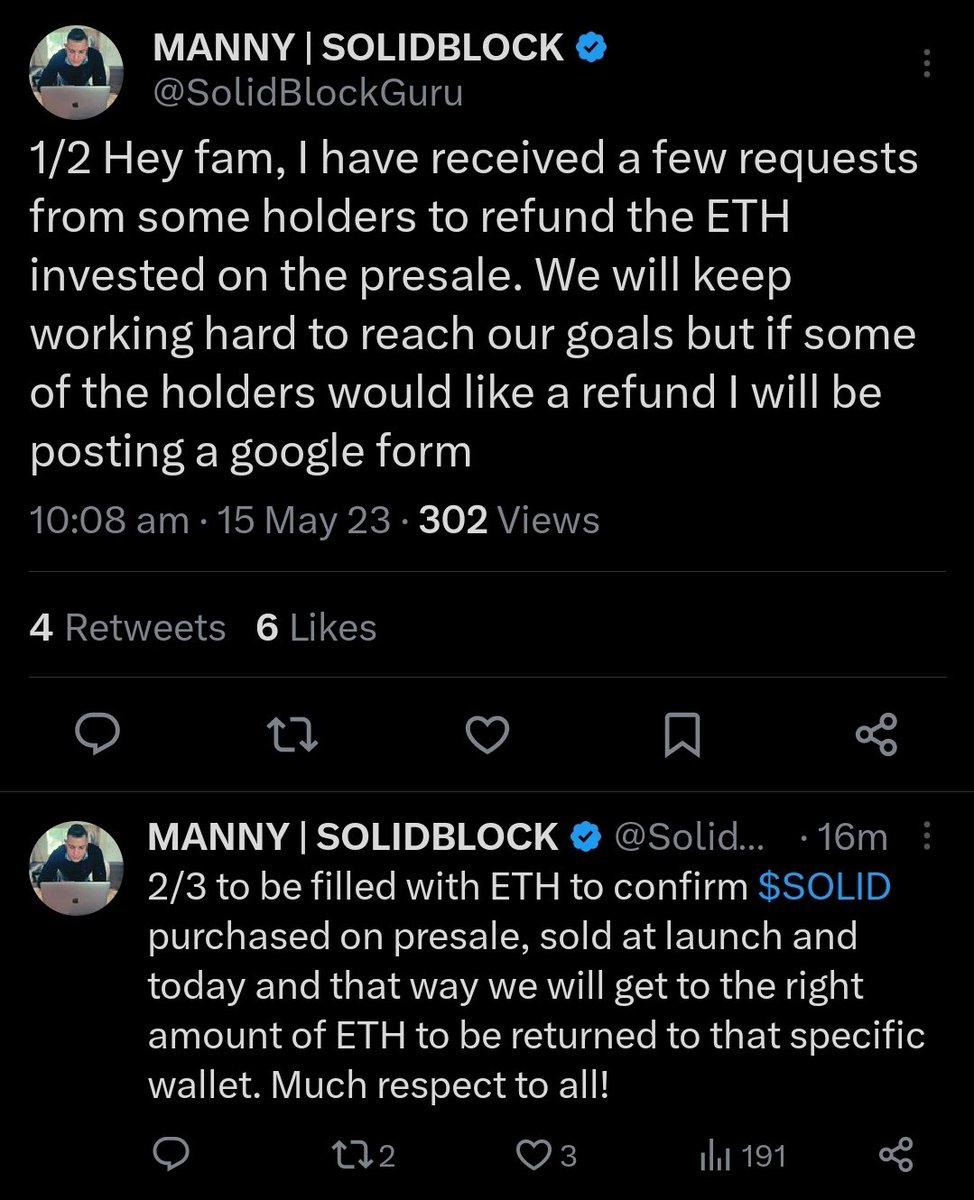 For anyone please see my attached image regarding Solidblock. I have done this for the people that maybe blocked so know one misses out on the opportunity. 🤝