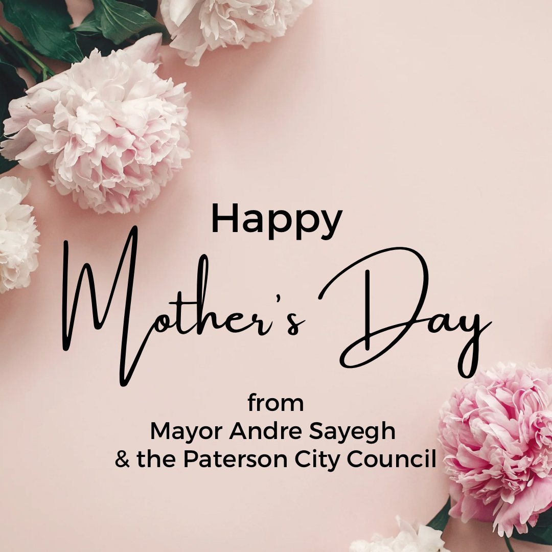 For all the moms who celebrated today, we hope you had an amazing Mother’s Day! #PatersonNJ
