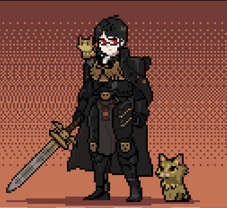 SilverVax's tweet photo. @LordRitcher
@ElTefo23
is a sprite for the game I did my best to do it in pixelart #warhamear #PollompiroGame #pixelart #sprite #wh40k #indiedev https://t.co/E8CqHQEQYS