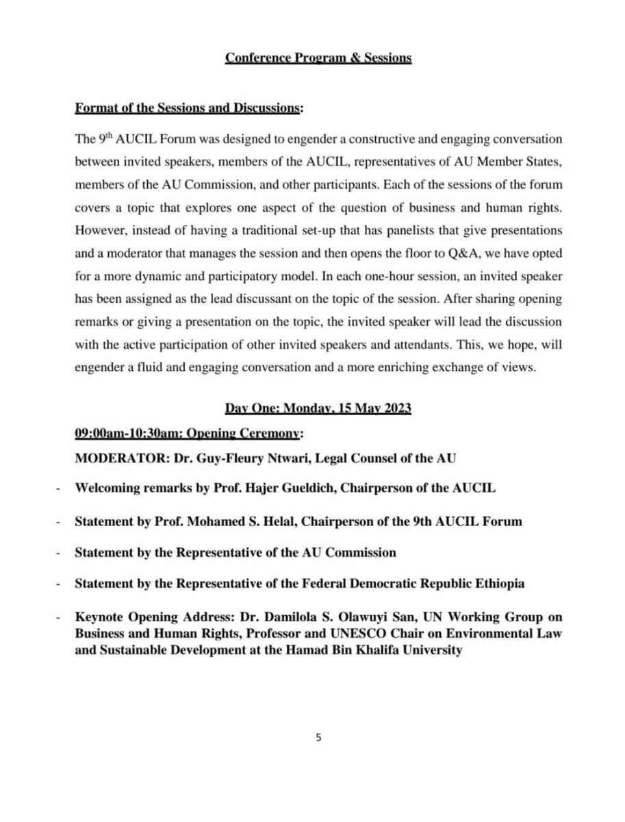 Nigeria_ILA's tweet photo. Today at the 9th Forum of AUCIL, @dsolawuyi of @Nigeria_ILA will give the keynote opening address while Dr @AbeOyeniyi , Chair on Biz &amp; Human @Nigeria_ILA will speak to the topic ; "Business, Human Rights &amp; the UN Guiding Principles: The search for Good fit Approach in Africa". https://t.co/krJrZ6ZFF7