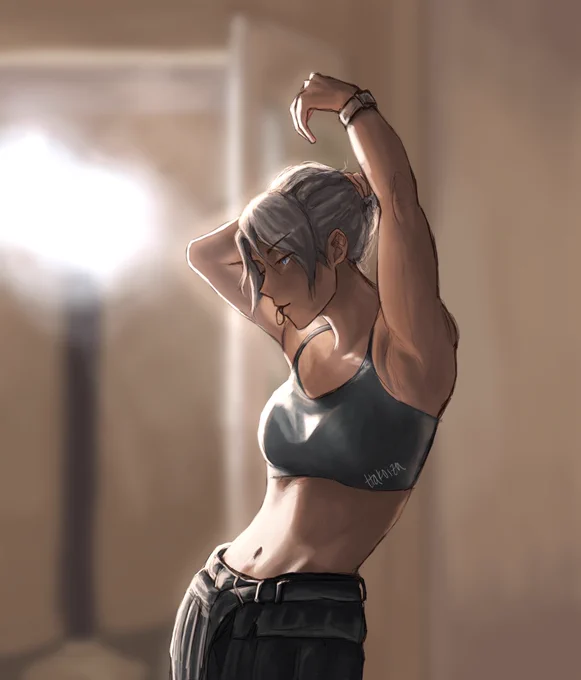 jett lighting study #valorant #jett #ValorantArt #VALORANTfanart