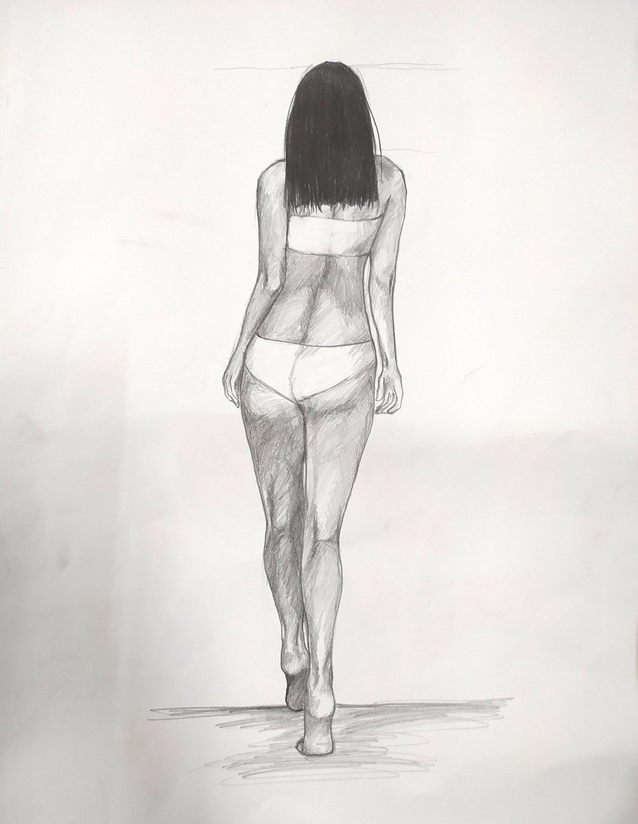 My revision sketch model for sculpture class