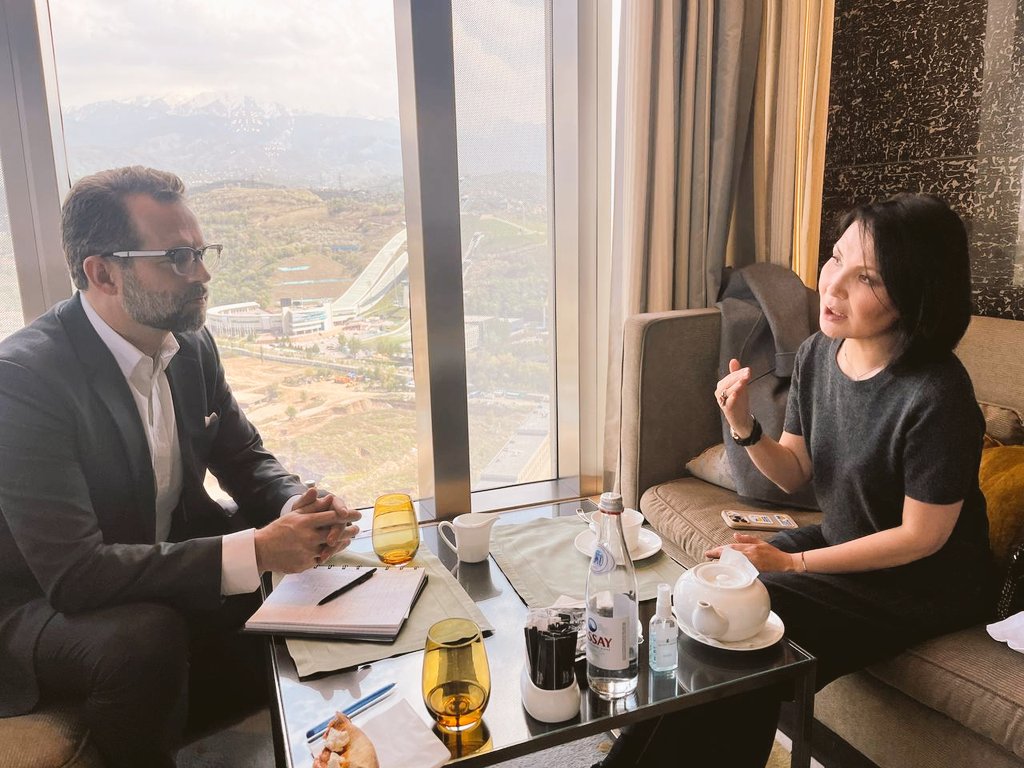 alan_hamson's tweet photo. Canada is an active supporter of independent journalism and media freedom in Central Asia and around the world. I was happy to meet in Almaty with @MediaNet_kz and with journalist Dinara Yegeubayeva, on World Press Freedom Day earlier this month. https://t.co/pDkq6V31bZ