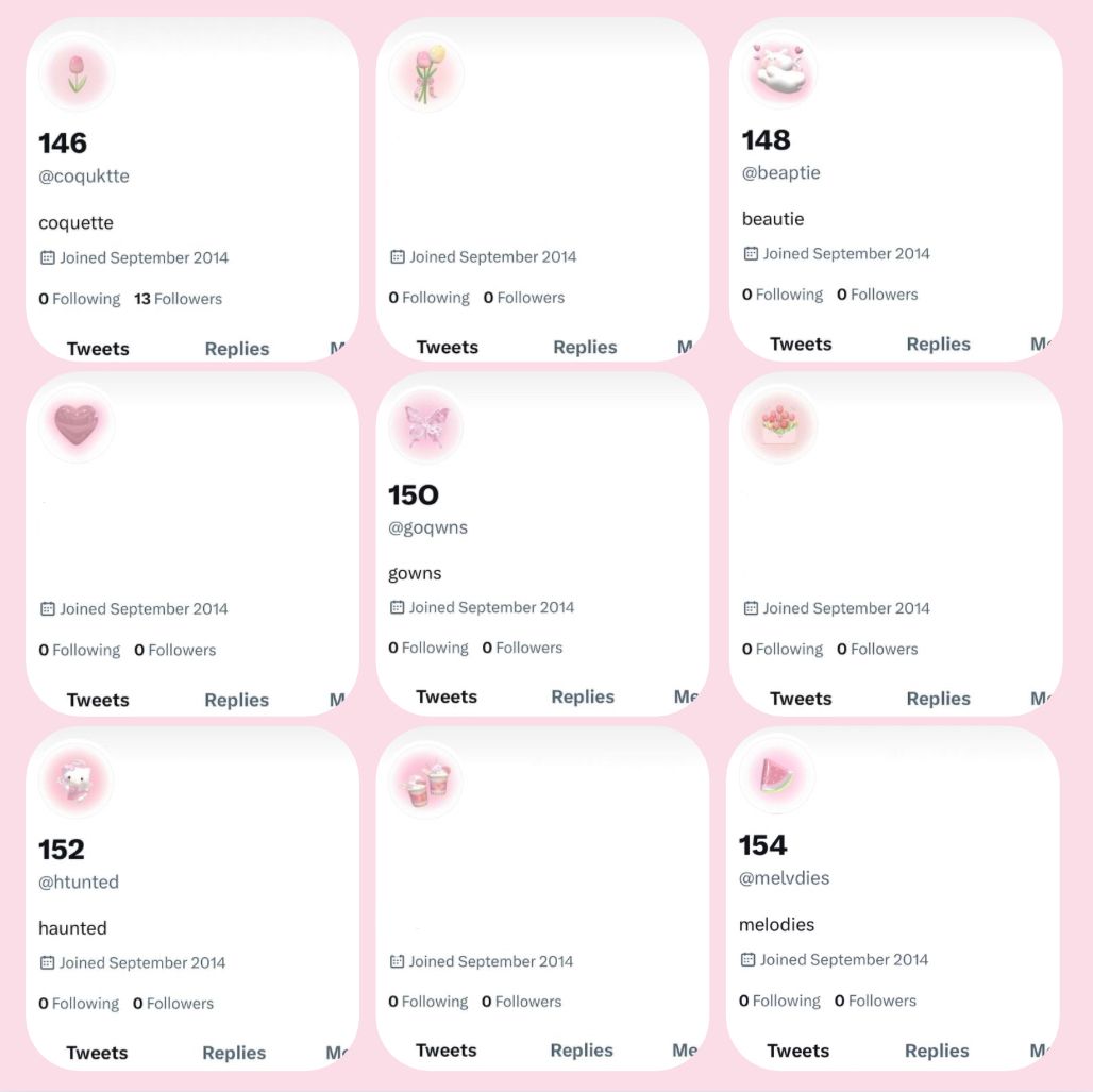 mitjuya's tweet photo. @suzumeiem ୨୧ want to sell acc kosongan ୨୧

༘♡̷  9.000/each
— verif all no indo no mastif
— go green (-ssb ganti @)
— masuk mtht non moots
— avail circle &amp; space

bisa dm or https://t.co/fbXqHVDmIE <3 https://t.co/09OYB5Maov