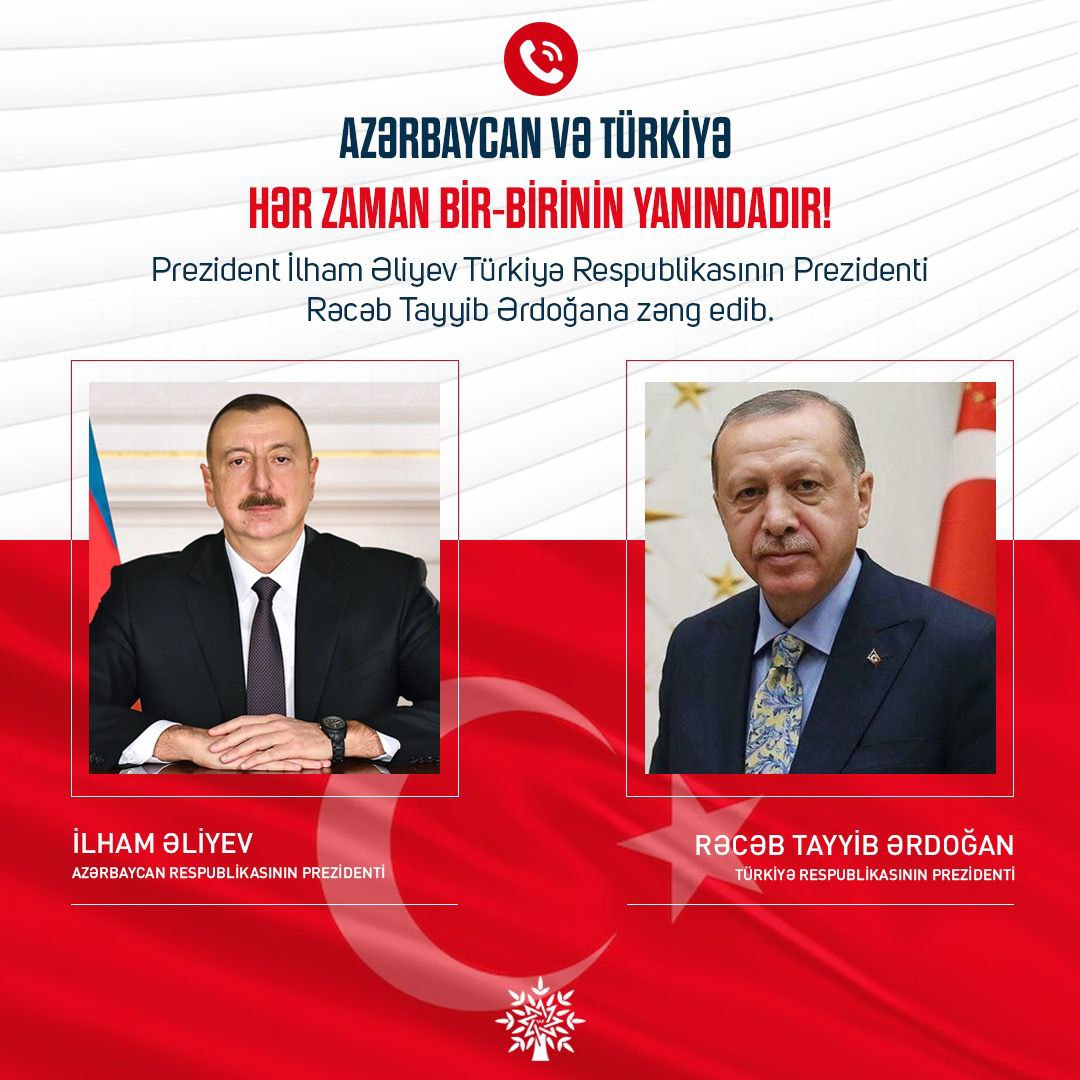 Prezident İlham Əliyev Türkiyə Respublikasının Prezidenti Rəcəb Tayyib Ərdoğana zəng edib.
m.facebook.com/story.php?stor…