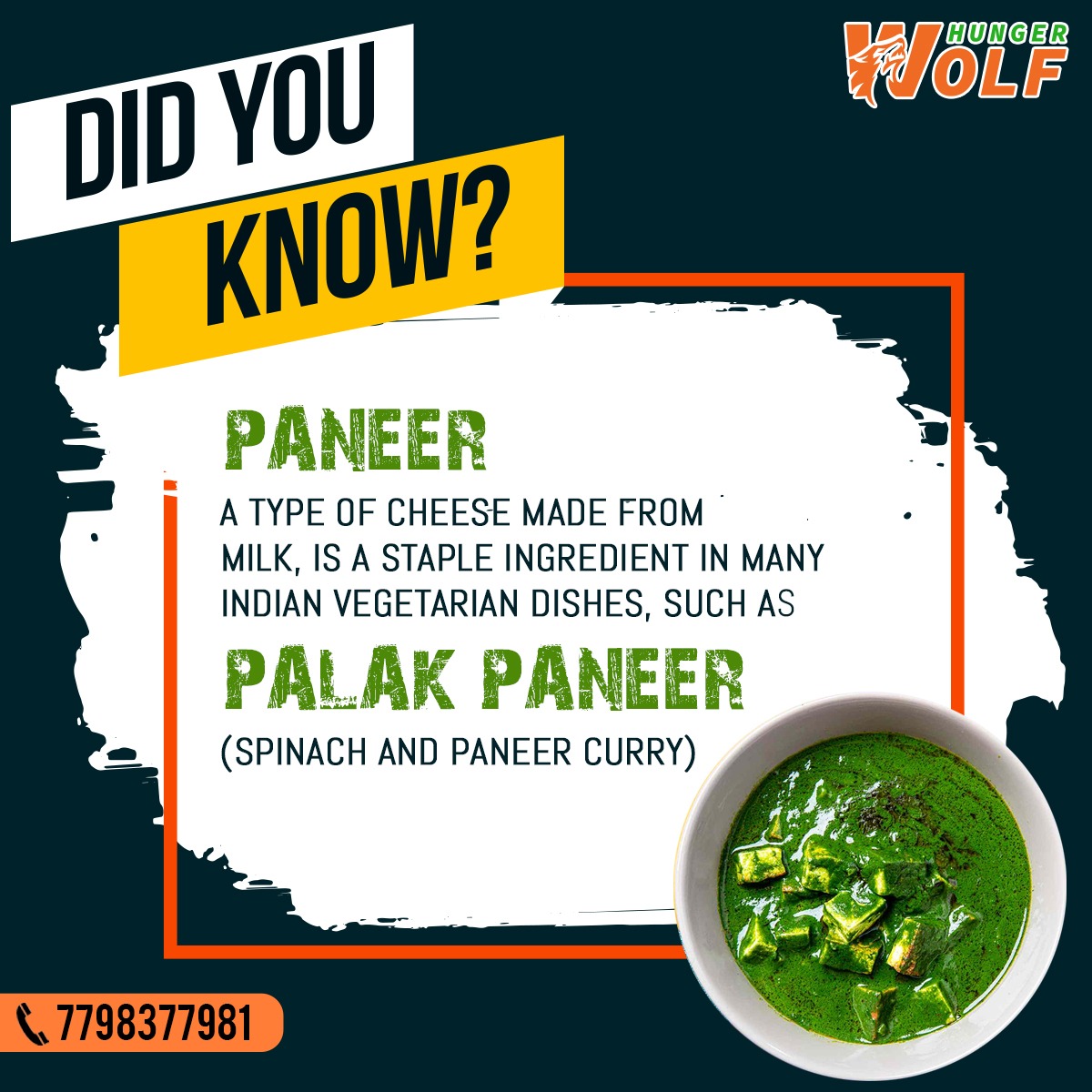 Did You Know ?
@tiffincliq
.
.
#Didyouknow #palakpaneer #paneer #milk #cheese #fooddidyouknow #funfact #foodfunfact #hungerwolf #cloudkitchen #cloudkitchen #cloudkitchens #vegetarianfood #noodles #chinesefood #chinese #nonveg #purevegtarianfood