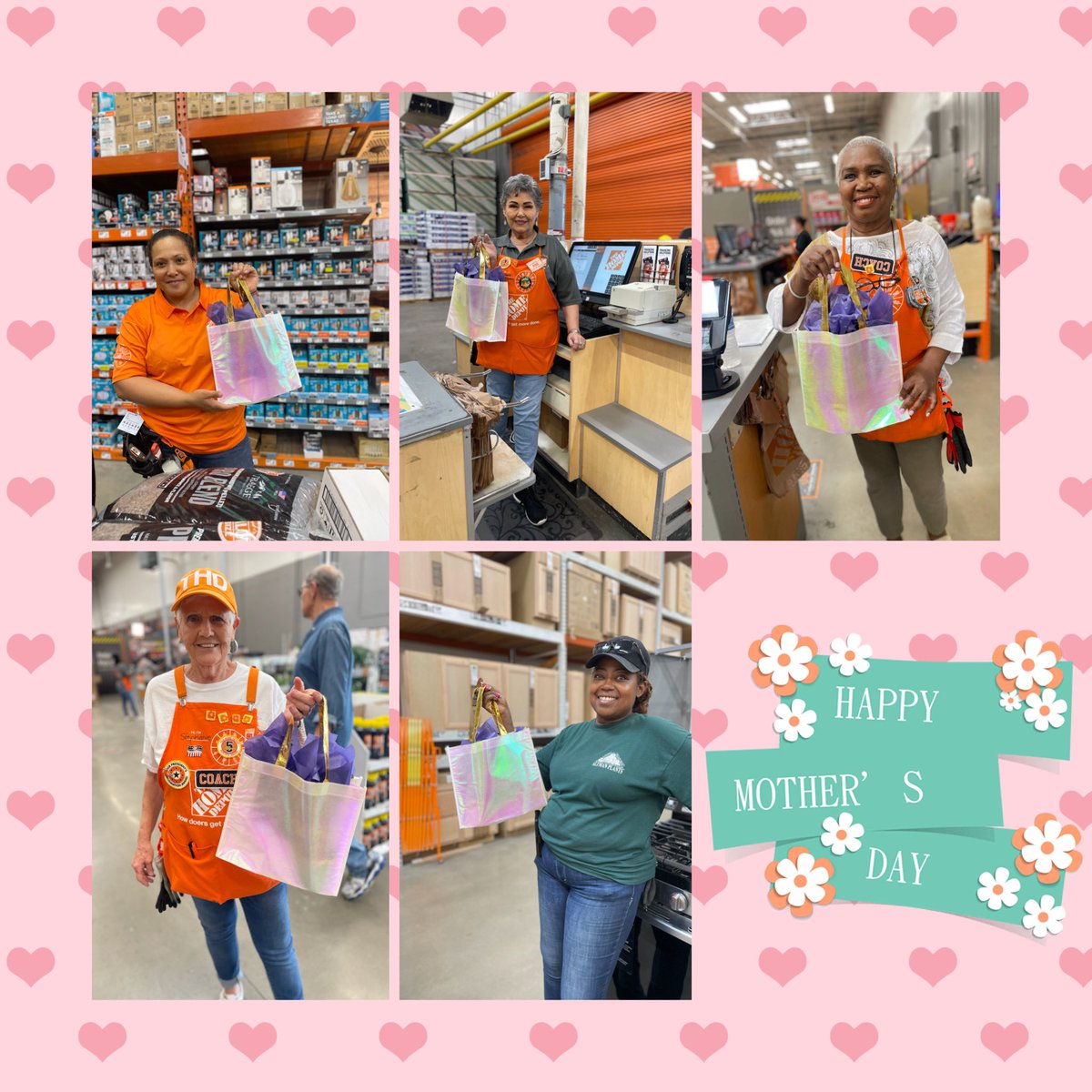 🧡🌷Happy Mother’s Day to all the Super Moms at West Plano Home Depot! 🌸🌷YOU GUYS ROCK🧡🍊💗