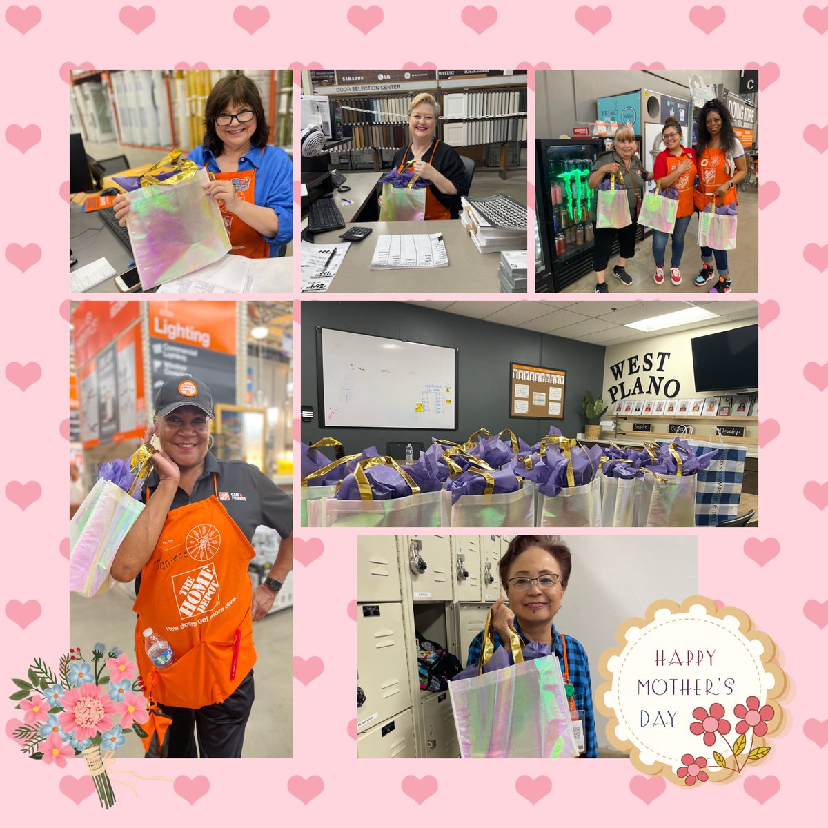 DulceHD551's tweet photo. 🧡🌷Happy Mother’s Day to all the Super Moms at West Plano Home Depot! 🌸🌷YOU GUYS ROCK🧡🍊💗 https://t.co/RbwtqZiqzx