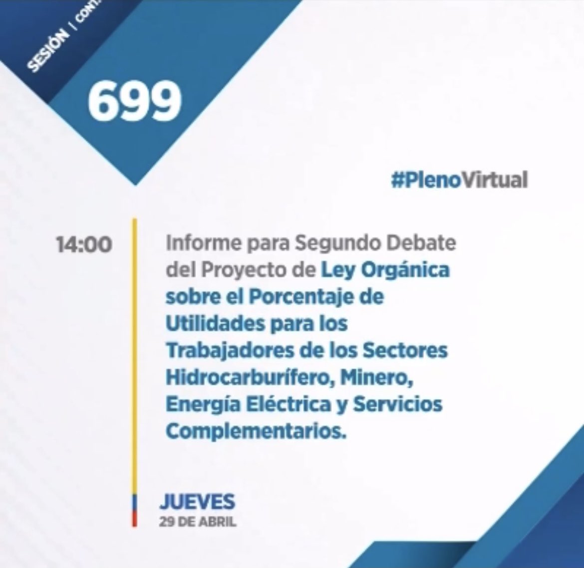 laloking19621's tweet photo. RT📲
7️⃣0️⃣4️⃣días
No descansaremos hasta que se haga JUSTICIA y los trabajadores privados 🇪🇨 recuperen sus utilidades COMPLETAS, el 15% como lo establece la ley. 
Convoquen y no dilaten más el segundo debate.
@AsambleaEcuador 
@LaboralAN
@VSaquicelaE
@LassoGuillermo
@VaPetrolero https://t.co/cLIfLaOszl