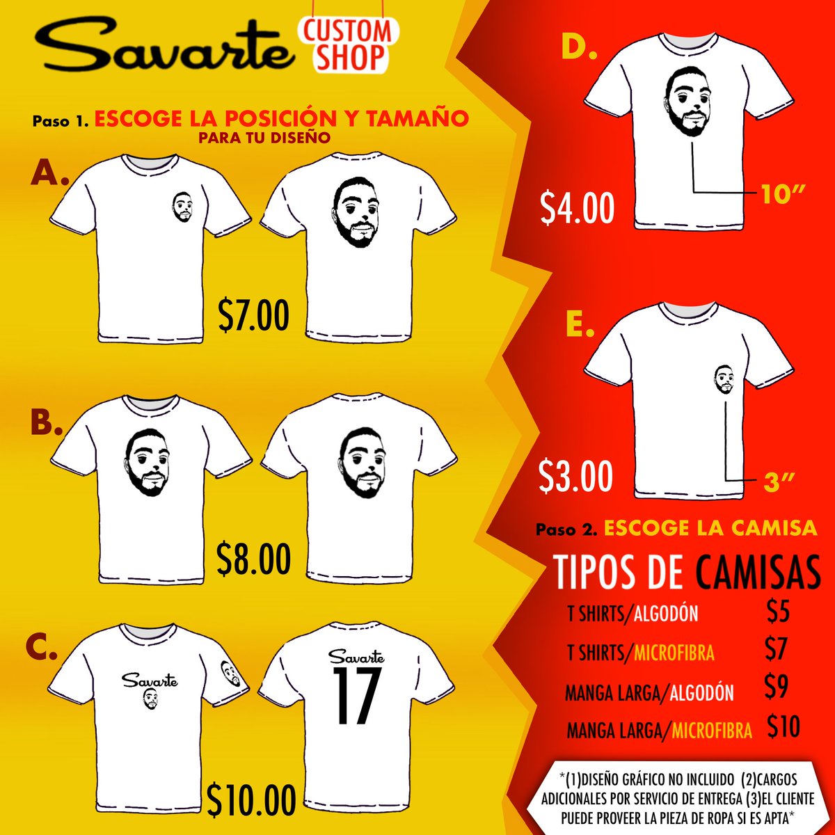 sa_varte's tweet photo. ✨Tenemos diversas opciones para que formes tu propia camisa🚨✨🛸👽

DM para mas información o comunícate por WA al (787)248-1687🐙🛸 https://t.co/JV4q240gEw
