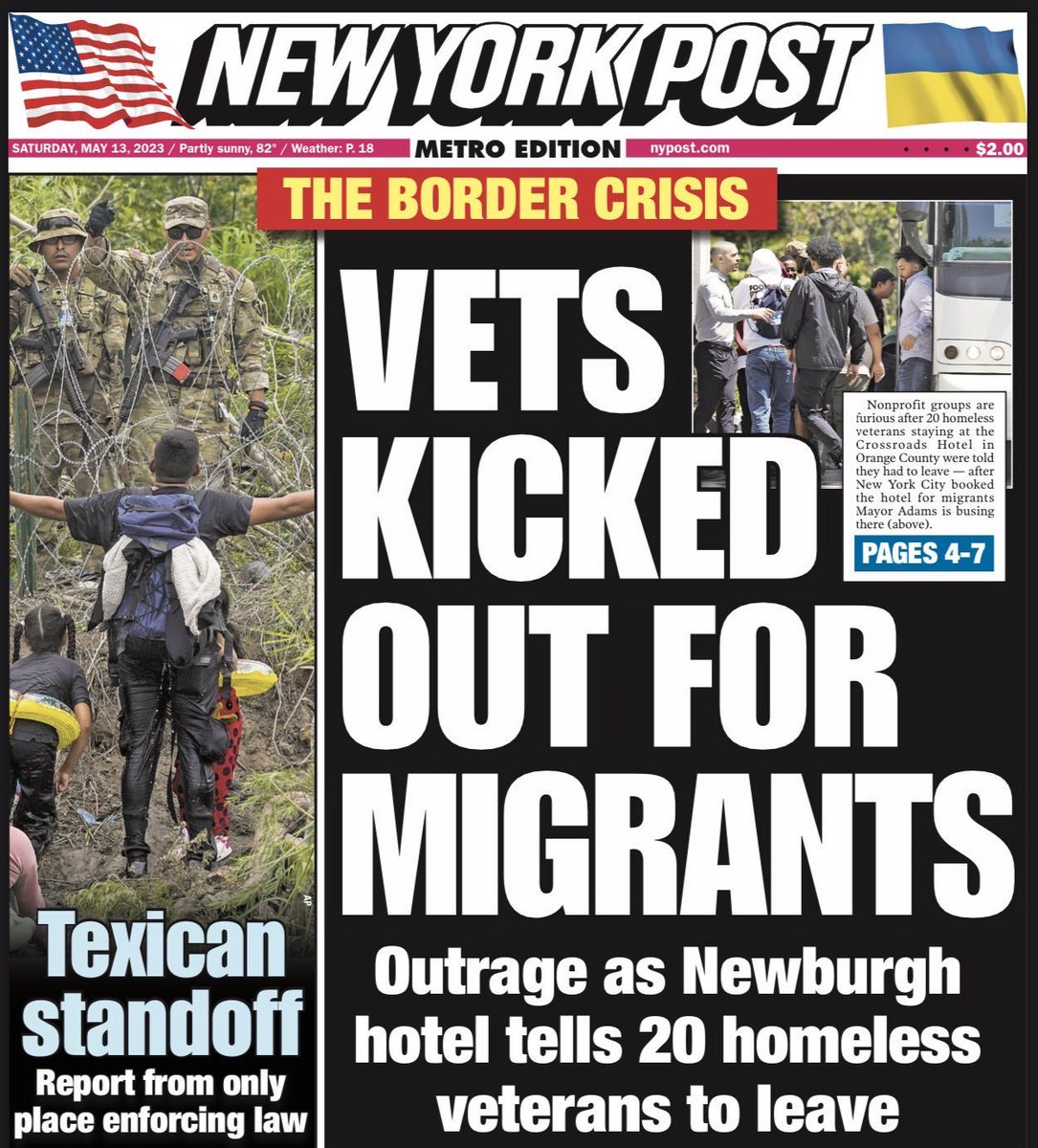 ArmedPatriot45's tweet photo. This is on YOU, @POTUS!
YOUR broken & unsecure border has created this fiasco & invasion of American soil!
You & your ilk have nothing but disdain & contempt for Americans!
As a Vet, I can honestly say, you sicken me, @JoeBiden!
#FJB
#BidensAmerica
#DemocratsHatesAmericans https://t.co/isGVdH7bQi