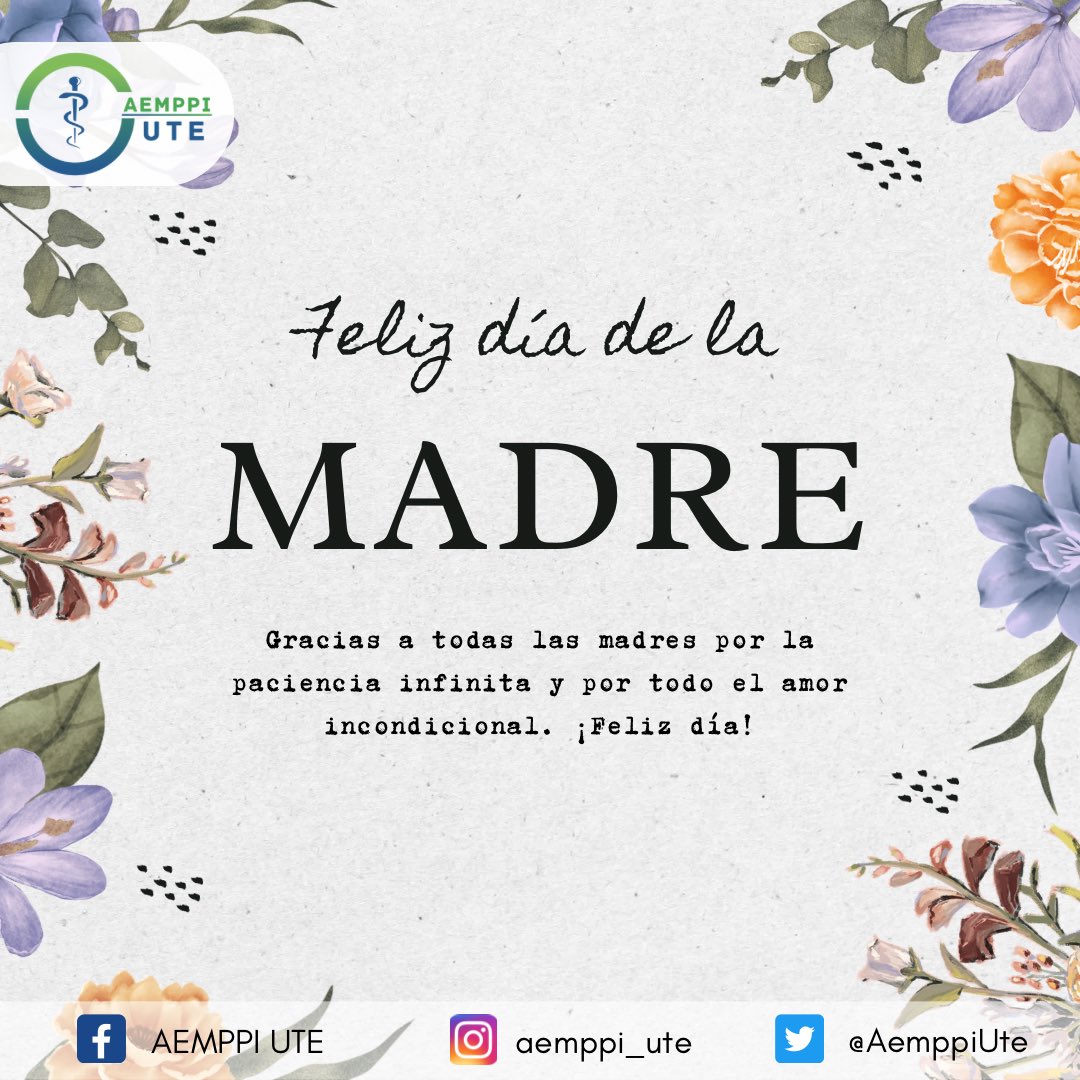 AemppiUte's tweet photo. Feliz día a todas las madres, especialmente a aquellas que decidieron ser madres e ir de la mano con la profesión médica, feliz día heroínas 🦸‍♀️ 💖😍🫢 #diadelamadre #amor #salud #aemppiute https://t.co/W4r85x2Vxn