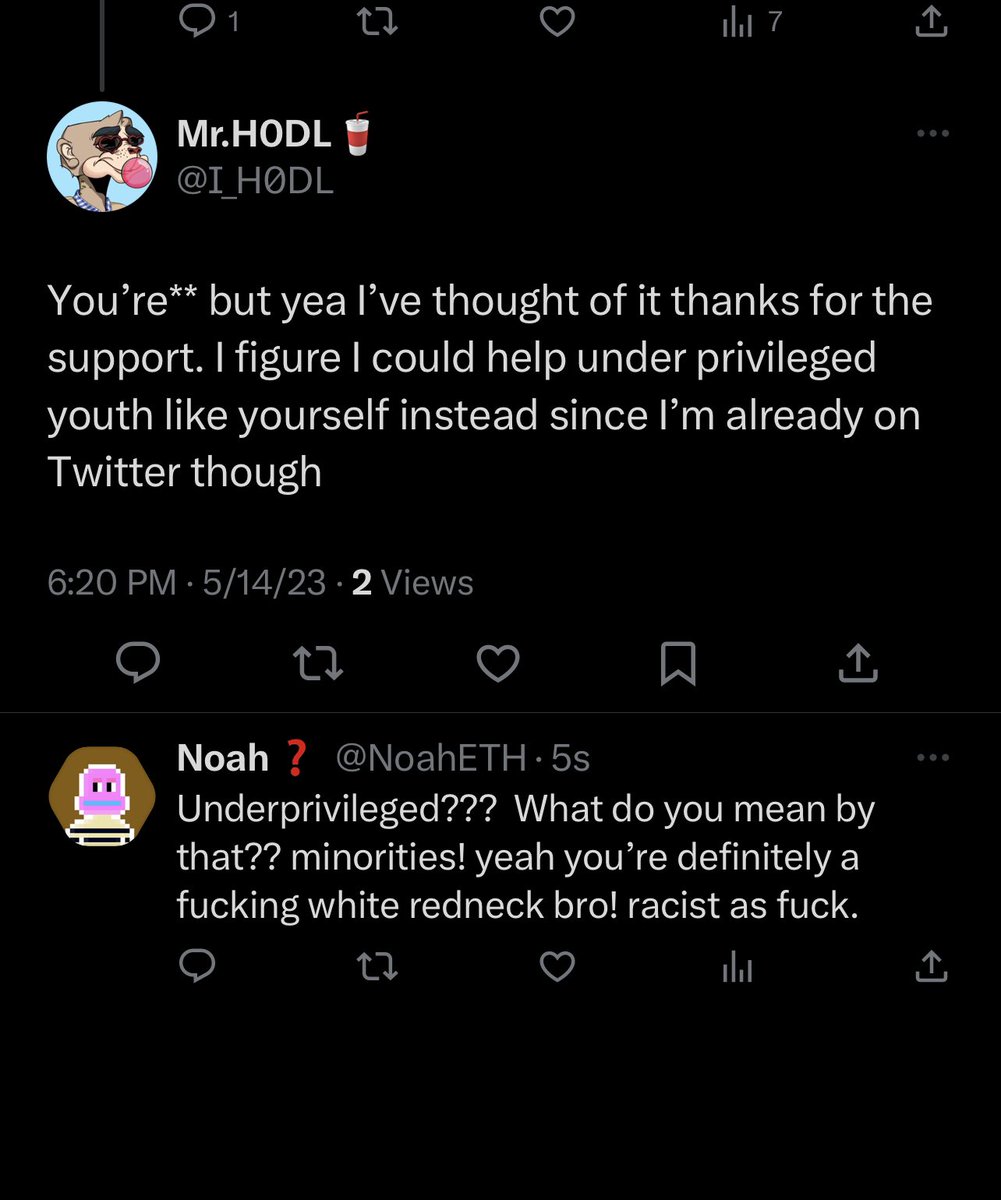 It turn out this active participant <a href="/I_H0DL/">Mr.h0dl</a>  is racist. Please be aware of these hidden subliminal messages these racist fucks use!!!