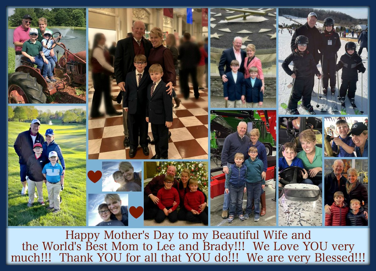 BSpann30's tweet photo. Happy Mother's Day to my Beautiful Wife and the World's Best Mom to Lee and Brady!!!  We Love YOU very much!!!  Thank YOU for all that YOU do!!!  We are very Blessed!!!  @JeanMarieforKY https://t.co/d4dGGFgxIB