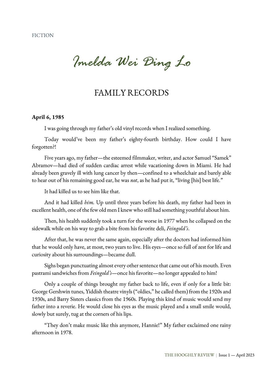 HooghlyReview's tweet photo. *** ISSUE 1 SPOTLIGHT *** 

Here's a look at "Family Records" by @FortunusGames.

Get the full PDF/Flipbook issue for free: 
https://t.co/PcvhwVWV7y https://t.co/2Aw5SRSqPS