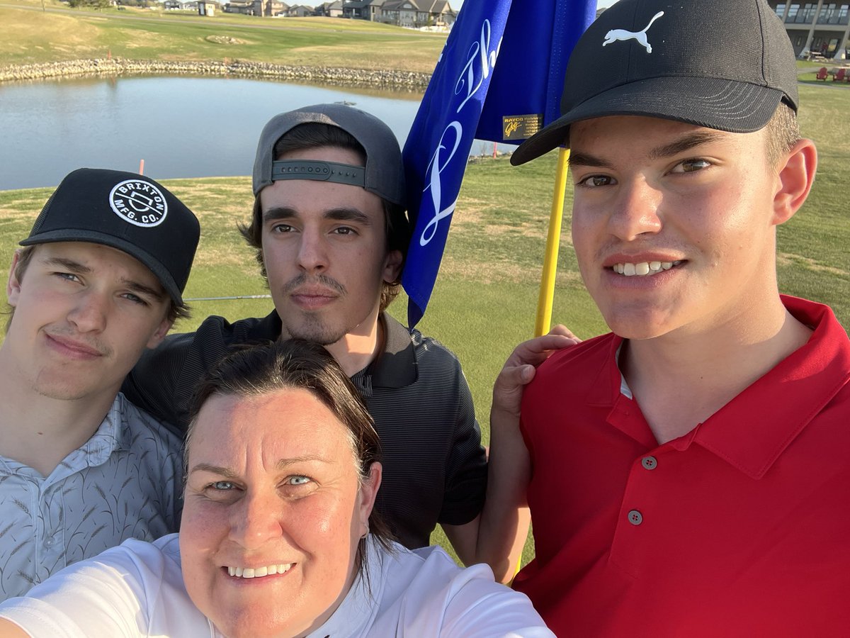 Great Mother’s Day golfing with my boys! ❤️⛳️🏌️❤️