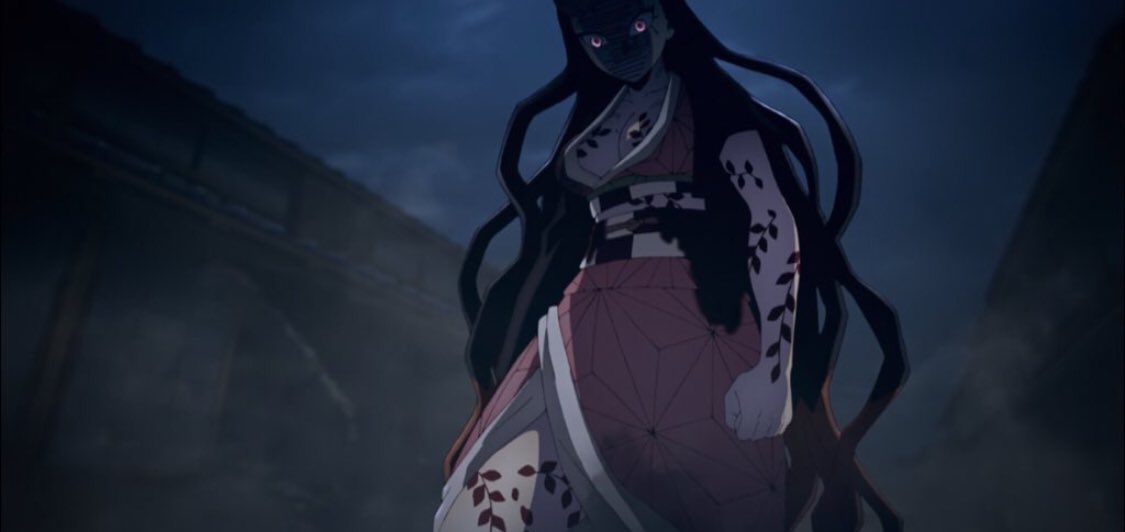 I love when they animate nezuko like this